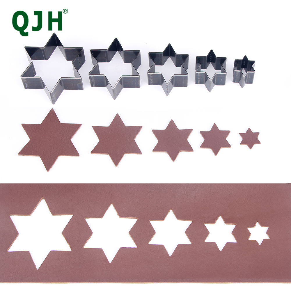 Leatherwork Knives - QJH 육각 가죽 커팅 몰드 할로우