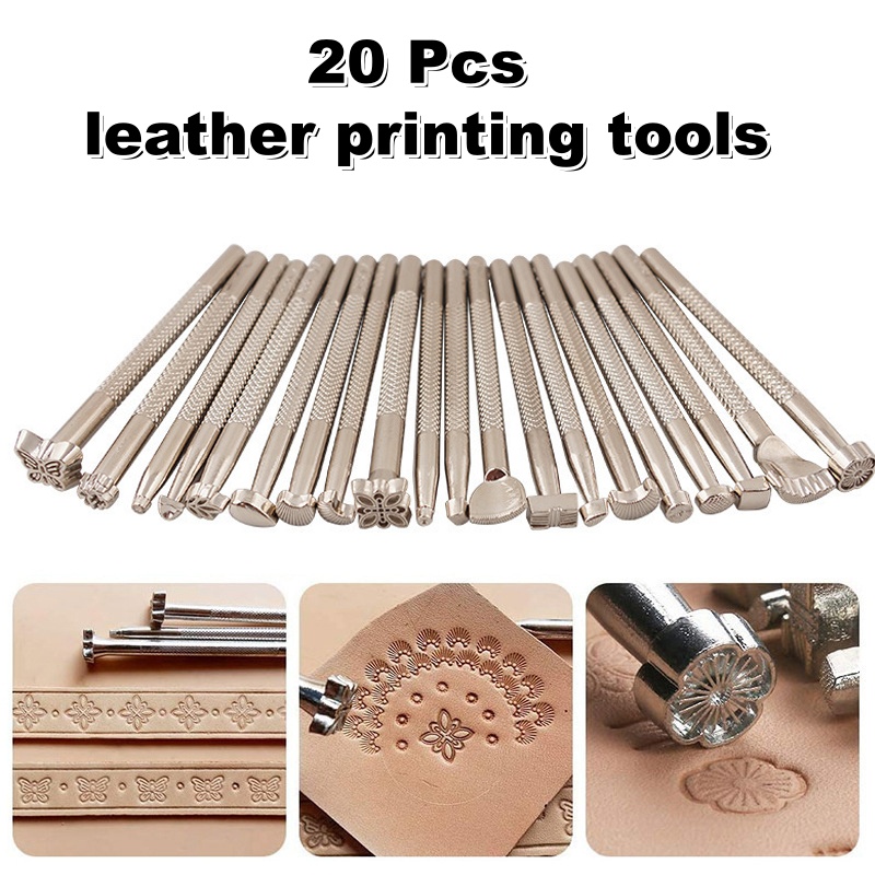 Leatherwork Kit - 20종 가죽 스탬핑 도구 가죽 공예