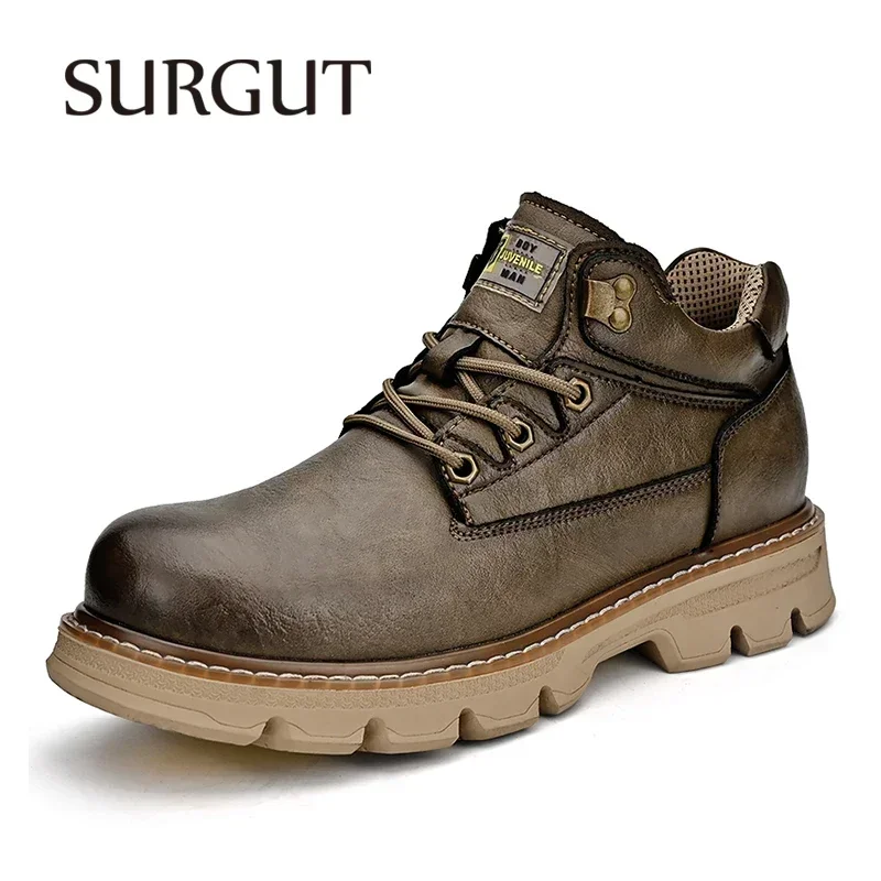 Leather Work Is - SURGUT 남성 가죽 부츠 2026 신상