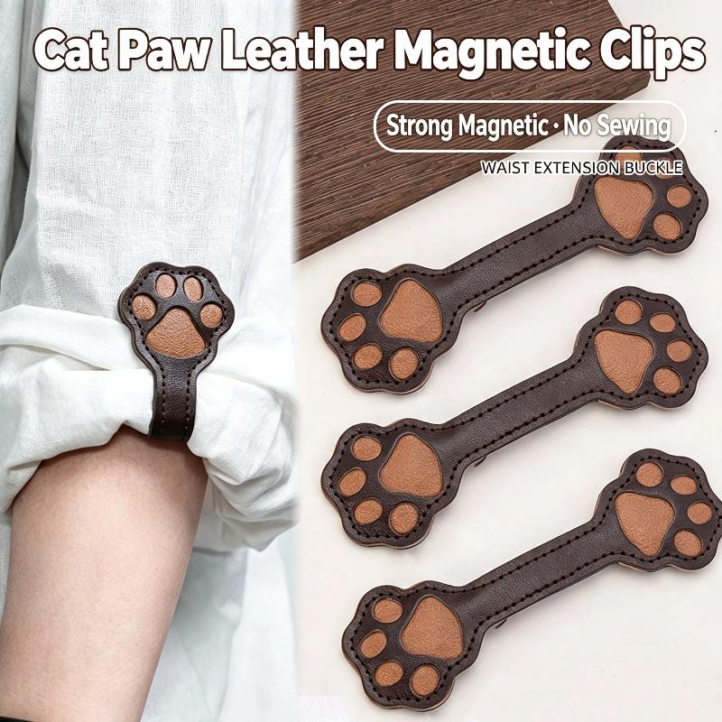 Leather Work Is - 2개입 프리미엄 가죽 자석 슬리브 클립