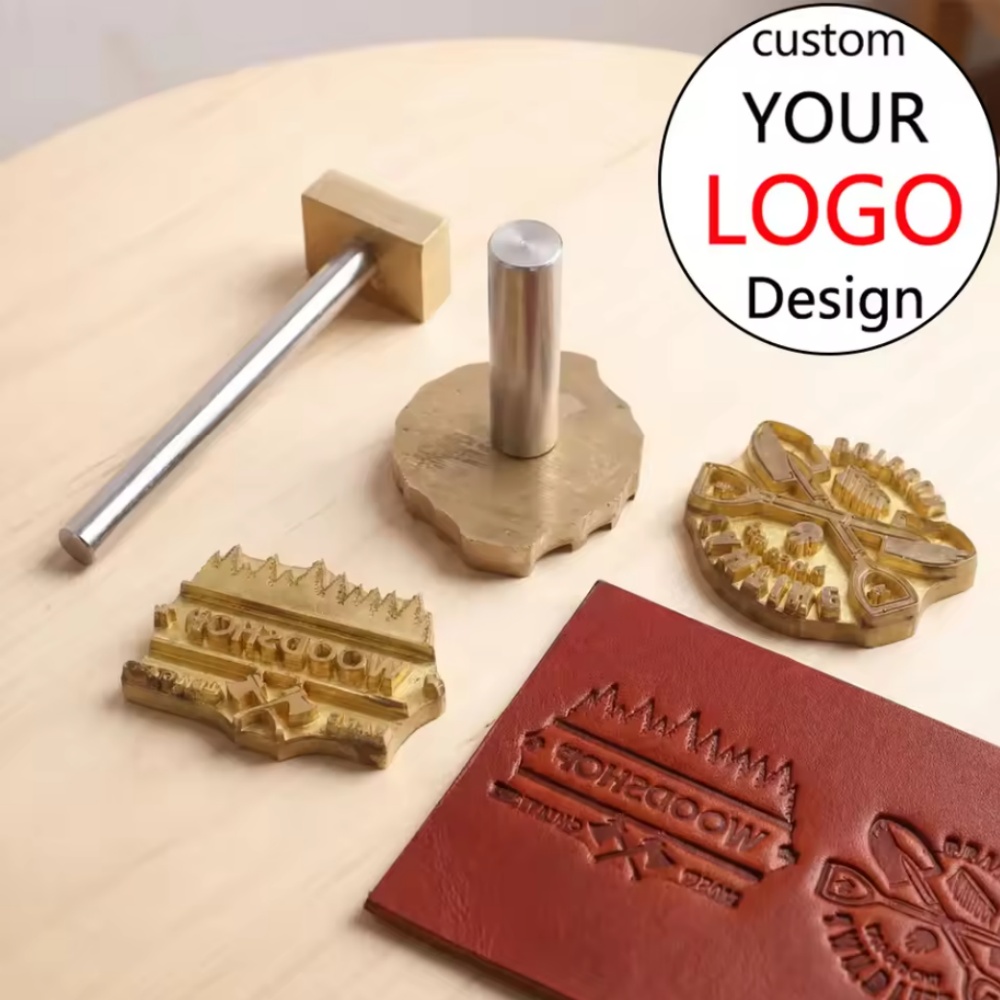 Leatherwork Logo - 가죽 스탬프 로고 맞춤 제작 황동