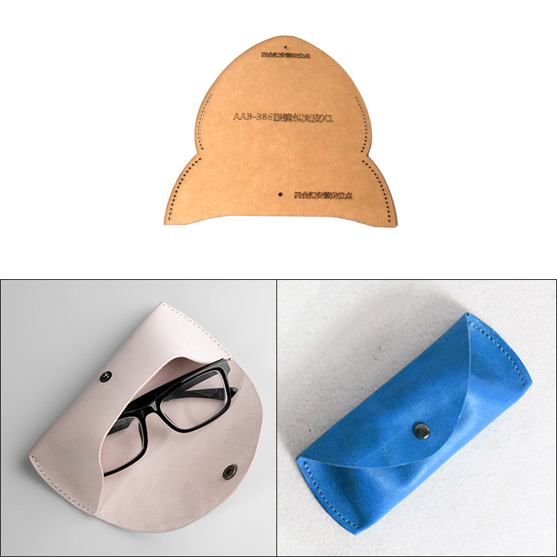 Leatherwork Kit - 크래프트 종이 가죽 공예 안경 케이스