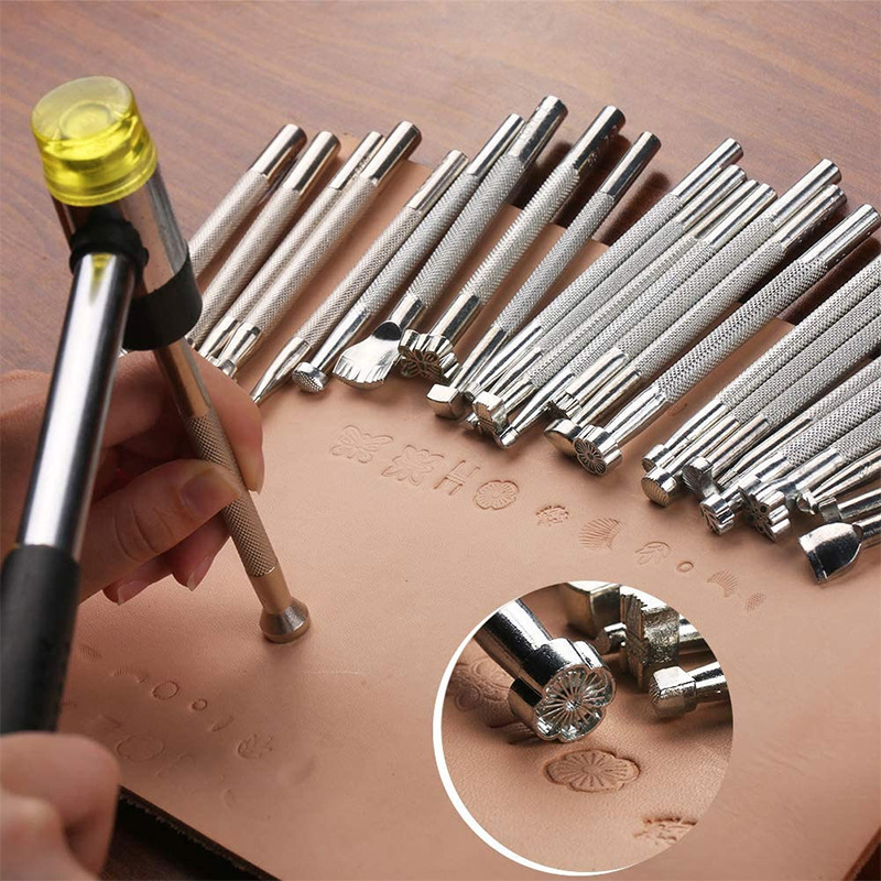 20종 가죽 스탬핑 도구 가죽 공예 안장 제작 스탬프  - Leatherwork Kit 리뷰 및 가격