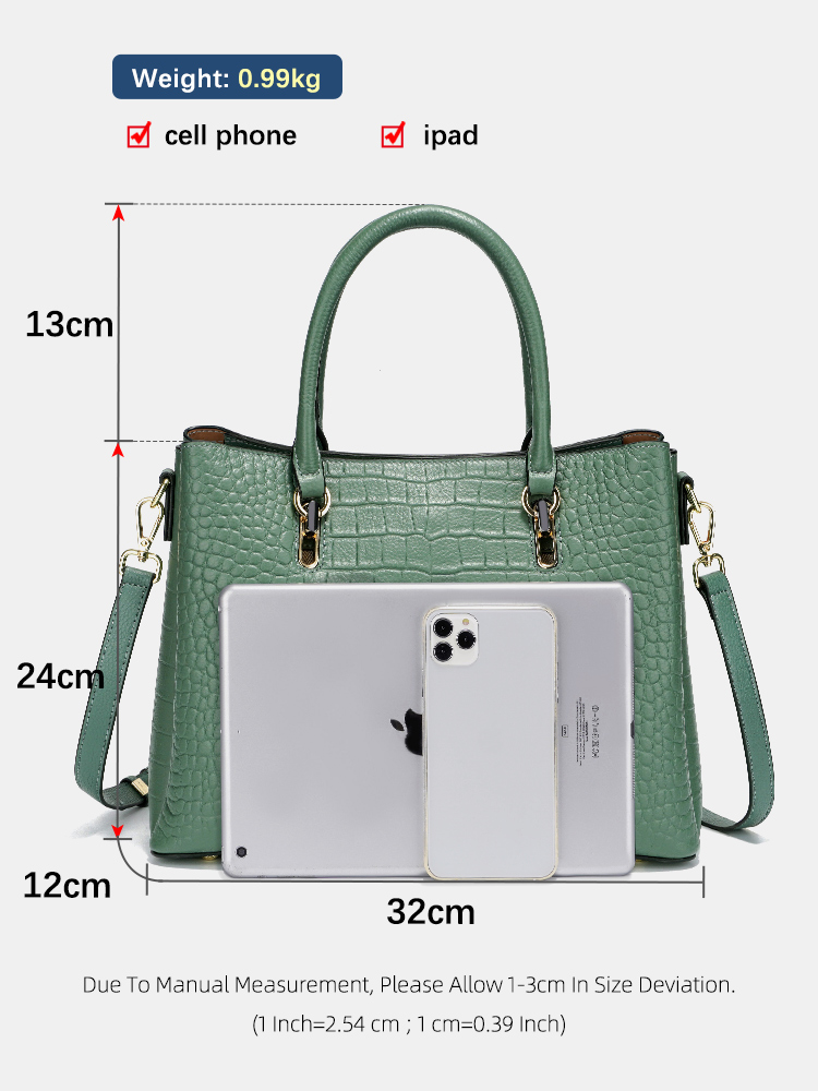 Zency 여성용 정품 가죽 탑 핸들 가방 그린 대용량 - Leather Work Handbags For Women 리뷰 및 가격