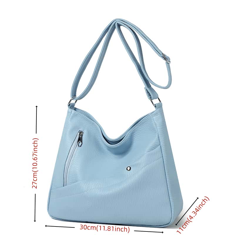 여성용 PU 가죽 크로스바디 백 경량 다기능 숄더백 핸 - Leather Work Handbags For Women 리뷰 및 가격
