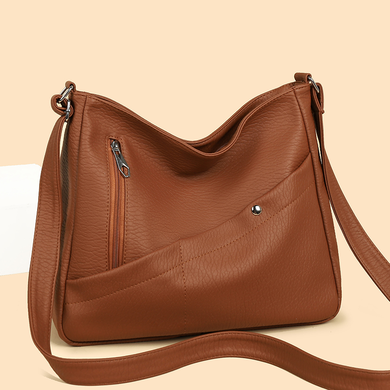 여성용 PU 가죽 크로스바디 백 경량 다기능 숄더백 핸 - Leather Work Handbags For Women 리뷰 및 가격