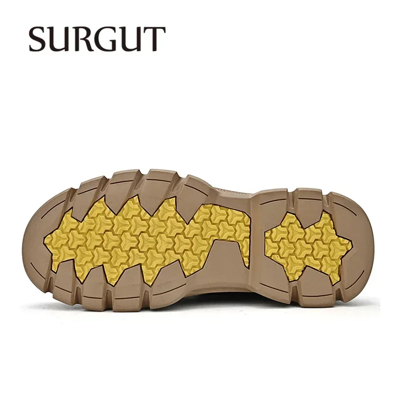 SURGUT 남성 가죽 부츠 2026 신상 앵클 모터사 - Leather Work Is 리뷰 및 가격