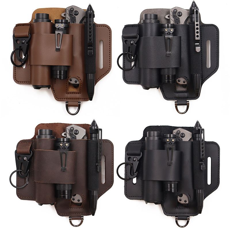 EDC 전술 도구 홀스터 야생 생존 수납 허리 가방 야 - Leatherwork Knives 리뷰 및 가격