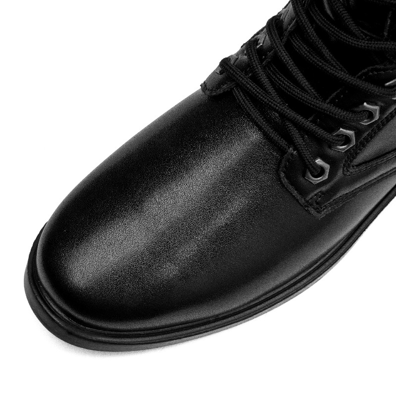 하이탑 가죽 부츠 아웃도어 전술 전투 부츠 남성용 보안 - Leather Work Is 리뷰 및 가격