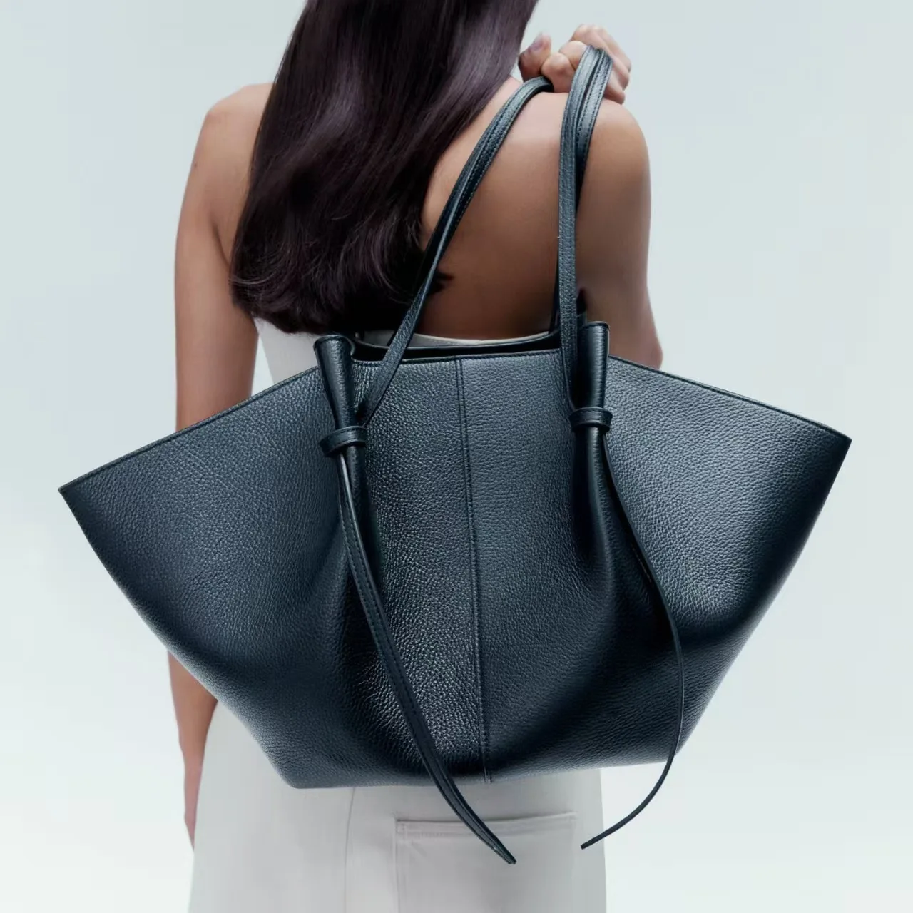 여성 가죽 숄더백 덤플링 퍼스 호보 핸드백 대용량 토트 - Leather Work Handbags For Women 리뷰 및 가격