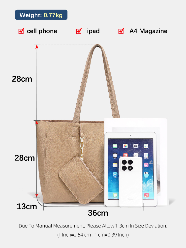 Zency 정품 가죽 대형 토트 백 비치 핸드백 럭셔리 - Leather Work Handbags For Women 리뷰 및 가격