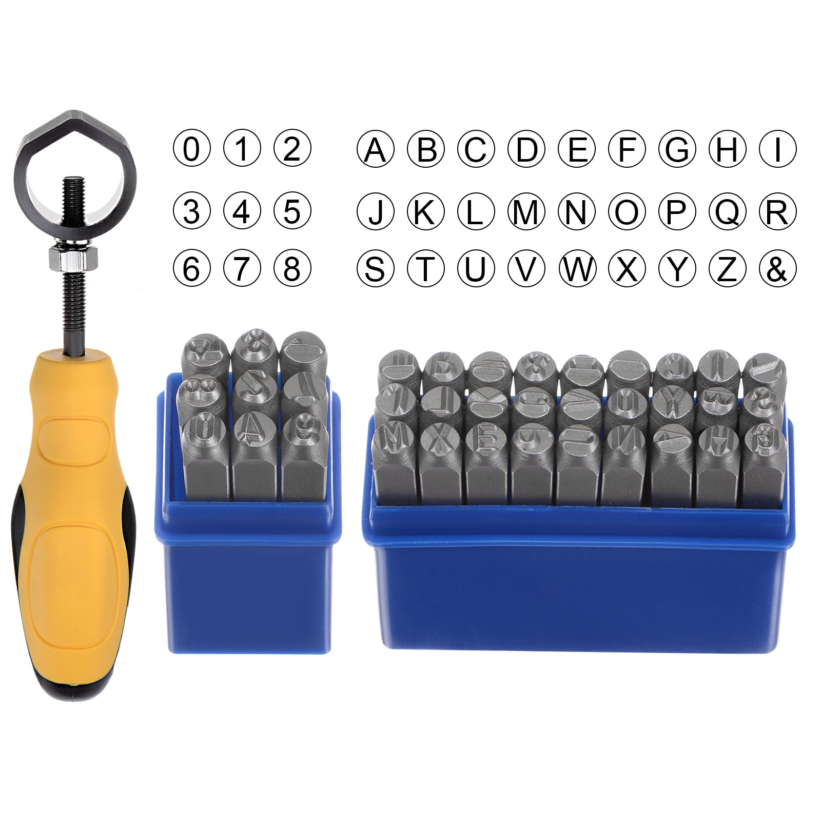 금속 스탬핑 키트 6mm 10mm 12.5mm A-Z/ - Leatherwork Kit 리뷰 및 가격