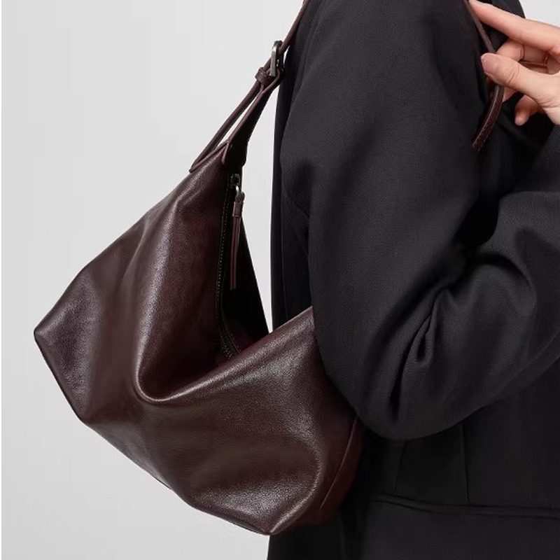 여성용 천연 가죽 언더암 백, 출퇴근용 숄더백, 탈부착 - Leatherwork Logo 리뷰 및 가격