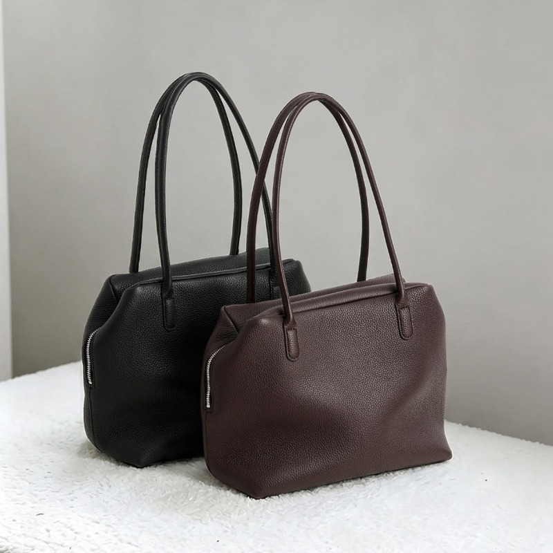 여성용 숄더 토트백 우아한 빈티지 럭셔리 정품 가죽 대 - Leatherwork Logo 리뷰 및 가격