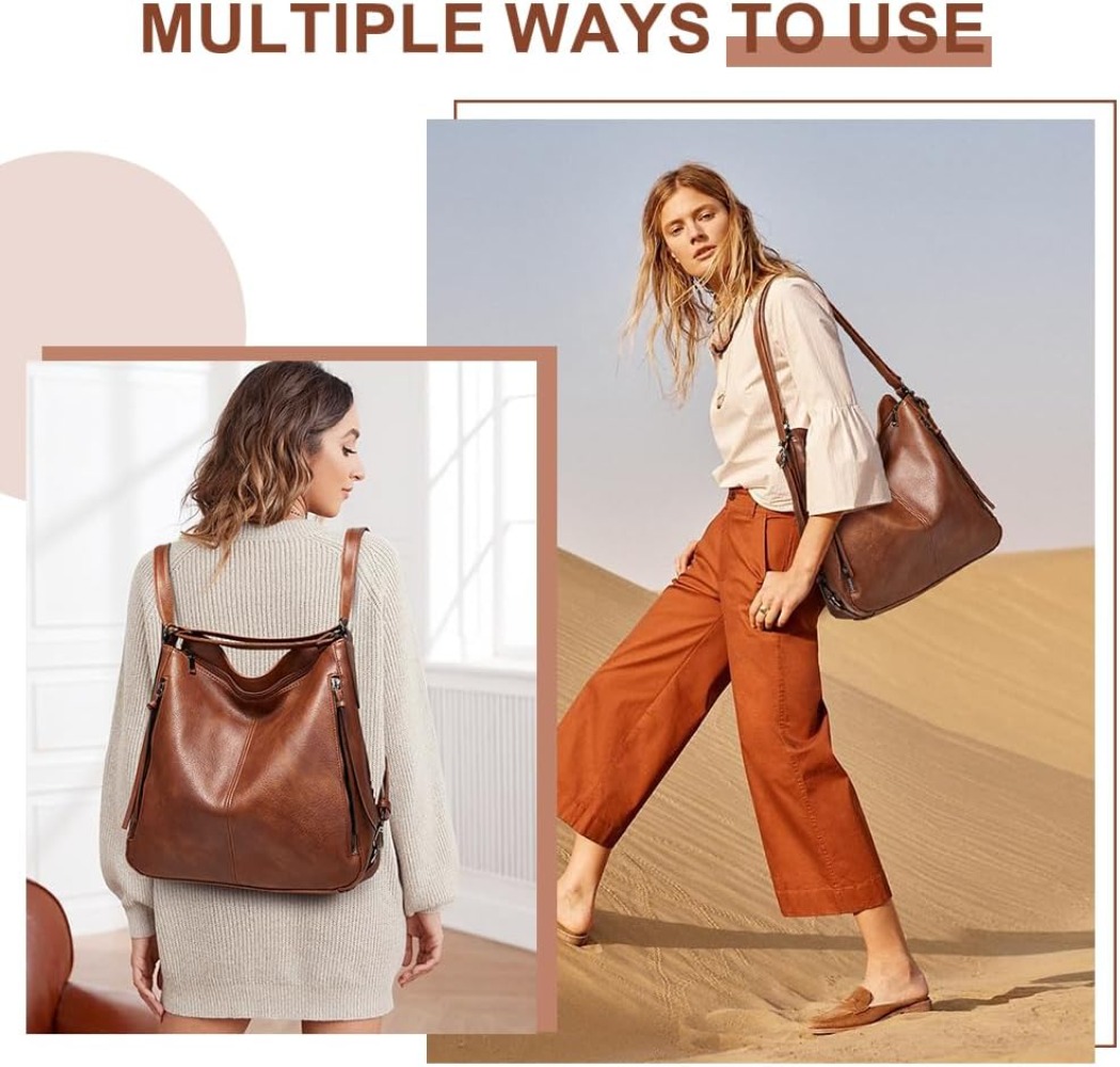 럭셔리 여성 토트백 핸드백 PU 가죽 패션 3 in 1 - Leather Work Handbags For Women 리뷰 및 가격