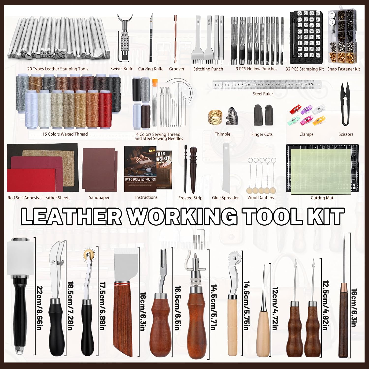 가죽 공예 키트, 가죽 공예 도구 및 수공예 키트(맞춤 - Leather Work Is 리뷰 및 가격