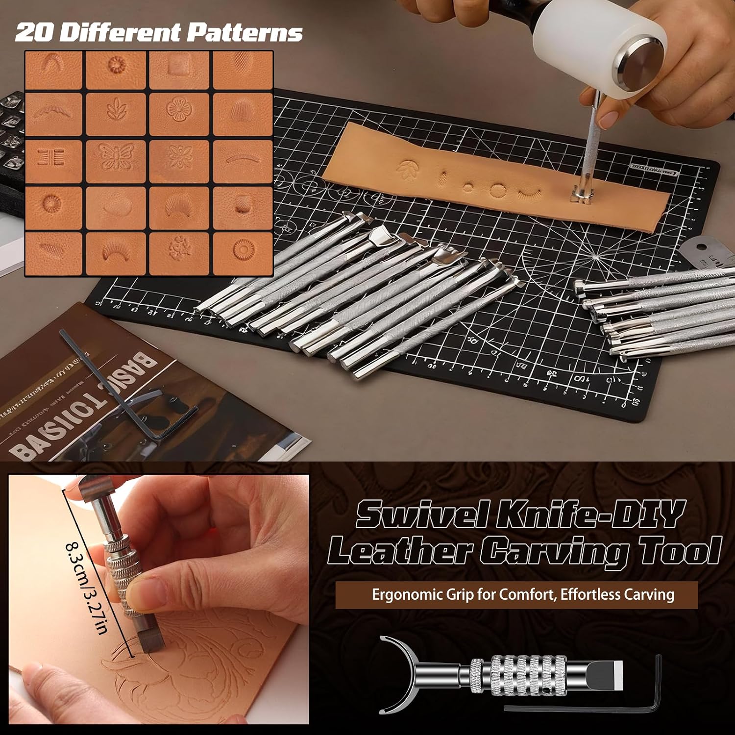 가죽 공예 키트, 가죽 공예 도구 및 수공예 키트(맞춤 - Leather Work Is 리뷰 및 가격