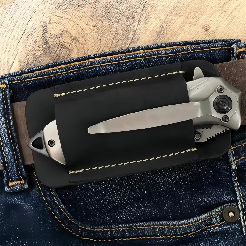 가죽 나이프 칼집 EDC 가죽 칼집 접이식 나이프 캐리 - Leatherwork Knives 리뷰 및 가격