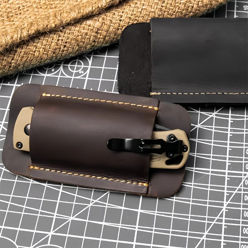 가죽 나이프 칼집 EDC 가죽 칼집 접이식 나이프 캐리 - Leatherwork Knives 리뷰 및 가격
