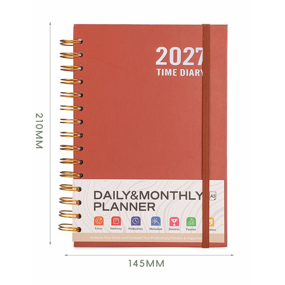 새로운 A5 2027 스케줄 플래너 영어 336페이지  - Leatherwork Plans 리뷰 및 가격