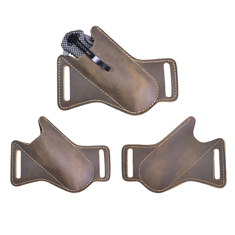 1pc수제 가죽주머니칼집벨트,EDC접이식 칼,캐주얼 남 - Leatherwork Knives 리뷰 및 가격