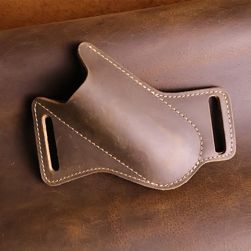 1pc수제 가죽주머니칼집벨트,EDC접이식 칼,캐주얼 남 - Leatherwork Knives 리뷰 및 가격