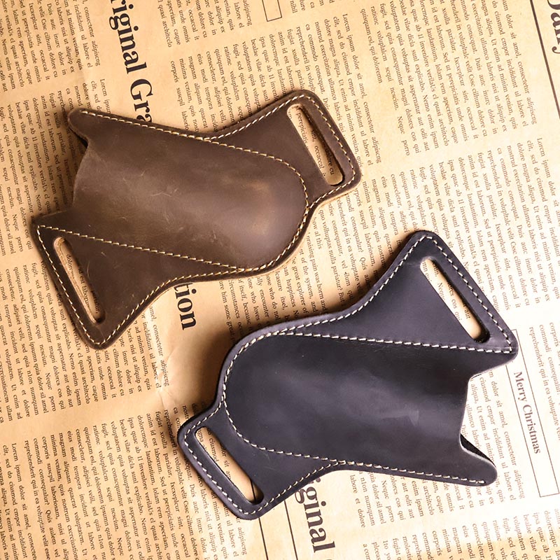 1pc수제 가죽주머니칼집벨트,EDC접이식 칼,캐주얼 남 - Leatherwork Knives 리뷰 및 가격
